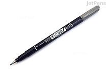 Tombow Fudenosuke Brush Pen - Hard - Gray - TOMBOW WS-BH49