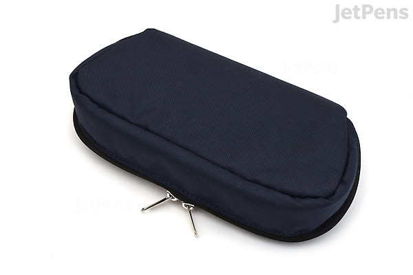 Kokuyo Shellbro Pen Case - Navy x Blue | JetPens