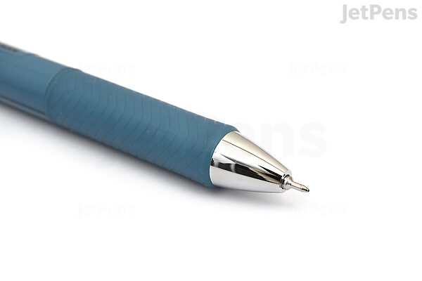Pentel EnerGel Clena Gel Pen - 0.3 mm - Black Ink, Pastel Blue