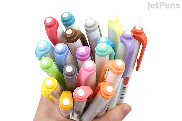 Double Tip Highlighter Pens Macaron Color Markers Midliner Pastel  Highlighters Stationery Set Of 6 Visible Dual-Ended Highlighters-study  Markering