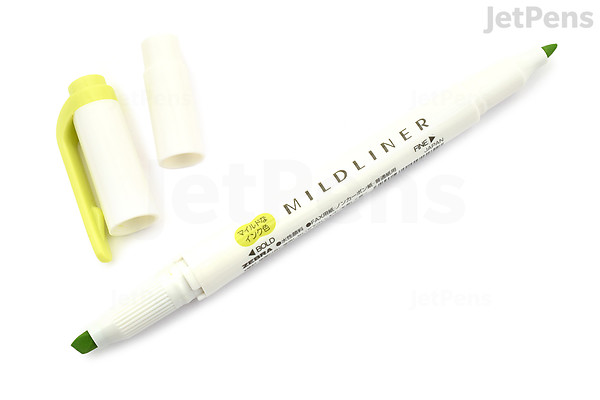 Zebra Mildliner Double Sided Highlighter Fine Bold Mild Citrus Green Jetpens Zebra Mildliner Double Sided Highlighter Fine Bold Mild Citrus Green Jetpens