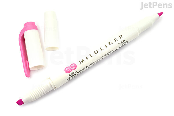 Zebra Mildliner Double Sided Highlighter Fine Bold Mild Fuchsia Jetpens Zebra Mildliner Double Sided Highlighter Fine Bold Mild Fuchsia Jetpens