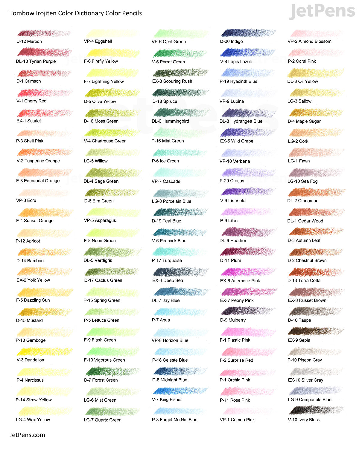 Tombow Pencil Colored Pencils NQ 36 Colors CB-NQ36C – WAFUU JAPAN