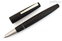 LAMY 2000 Fountain Pen - Black - 14k Oblique Broad Nib - LAMY L01OB