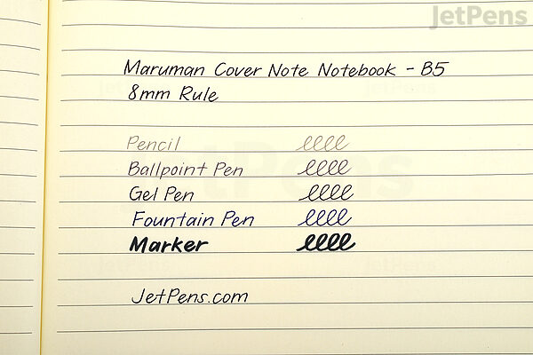 Maruman Cover Note Notebook Refill - A5 - 7.5 mm Rule