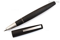 LAMY 2000 Fountain Pen - Black - 14k Oblique Double Broad Nib - LAMY L01OBB