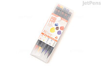 Akashiya Sai Watercolor Brush Pen - 5 Autumn Color Set - AKASHIYA CA200-5VC
