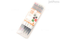 Akashiya Sai Watercolor Brush Pen - 5 Winter Color Set - AKASHIYA CA200-5VD