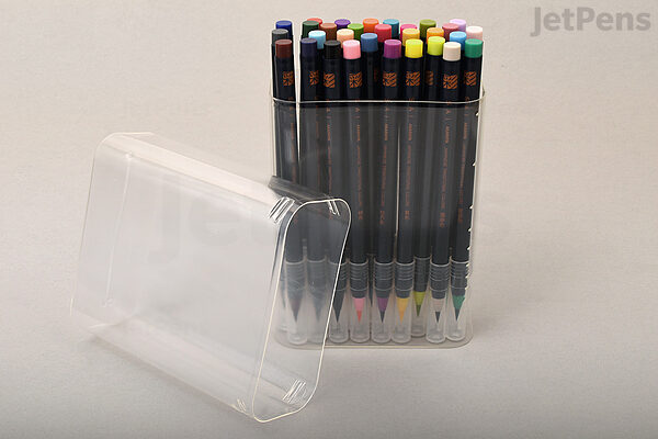 Akashiya Sai Watercolor Brush Pen - 20 Color Set - Japanese Kawaii Pen Shop  - Cutsy World