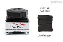 Ziller Soot Black Acrylic Calligraphy Ink - 1 oz. - ZILLER 9802
