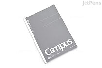 Kokuyo Campus Notebook - Business - A5 - Blank - Gray Cover - 80 Sheets - KOKUYO 108W-M