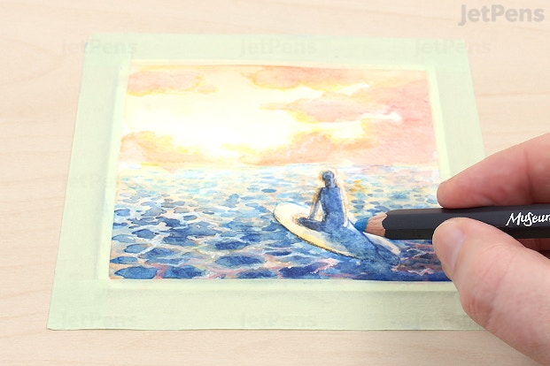 How to use watercolour pencils