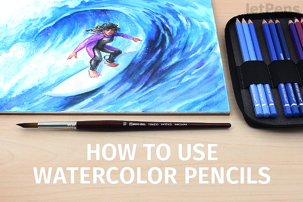 bolso Derritiendo Desmañado How to Use Watercolor Pencils | JetPens