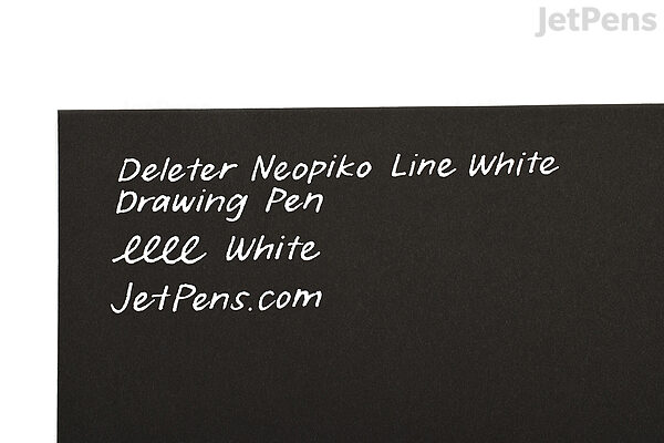 white gel pens, white line drawing