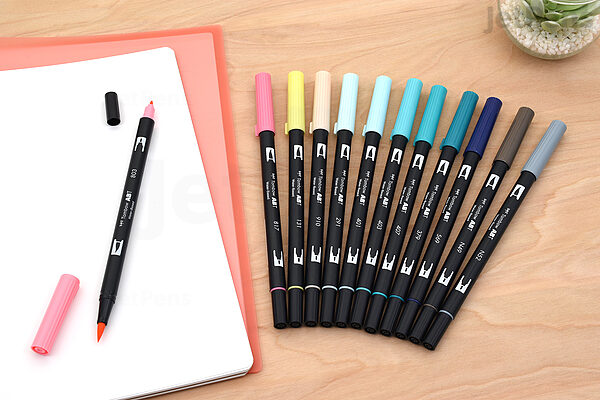 Tombow Dual Brush Pen - 2019 New Colors - 12 Color Bundle | JetPens