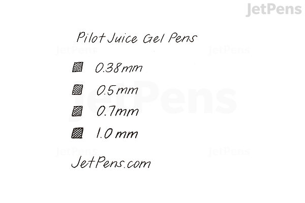 Pilot Juice Gel Pen 0 38 Mm Blue Black Jetpens