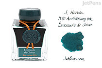 J. Herbin Émeraude du Chivor Ink (Emerald of Chivor) - 1670 Anniversary - 50 ml Bottle - J. HERBIN H150/35