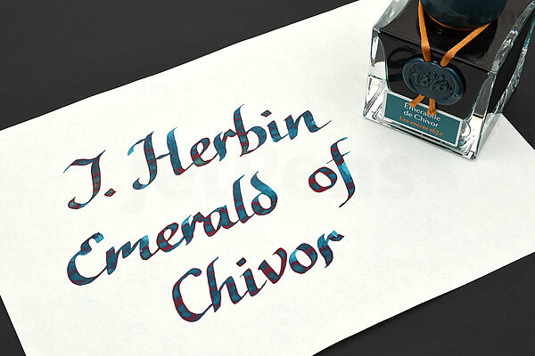 Jacques Herbin Émeraude de Chivor Ink (Emerald of Chivor) - 1670 Anniversary - 50 ml Bottle - HERBIN H150/35