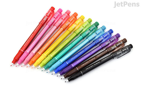 Fine Line Pens Set of 12 Pieces Felt Pens Set Multicolor 