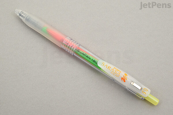 Zebra Sarasa Clip Retractable Gel Pen Friendly Color Set 0.5mm Assorted  Colors 5Pack