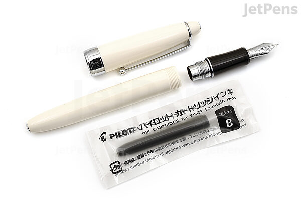 Vanaf daar spellen Dhr Pilot Custom NS Fountain Pen - Ivory - Fine Nib | JetPens
