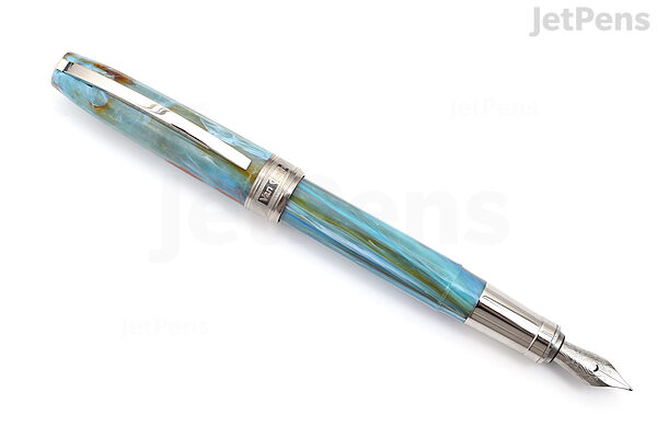 Arteza Fountain Pens, Blue, Medium Nib - 12 Pack