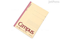 Kokuyo Campus Notebook - Recycled - Semi B5 - 7 mm Rule - 50 Sheets - KOKUYO E5AN