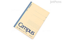 Kokuyo Campus Notebook - Recycled - Semi B5 - 6 mm Rule - 50 Sheets - KOKUYO E5BN