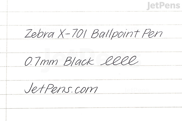Zebra X-701 Ballpoint Pen - 0.7 mm - Black | JetPens