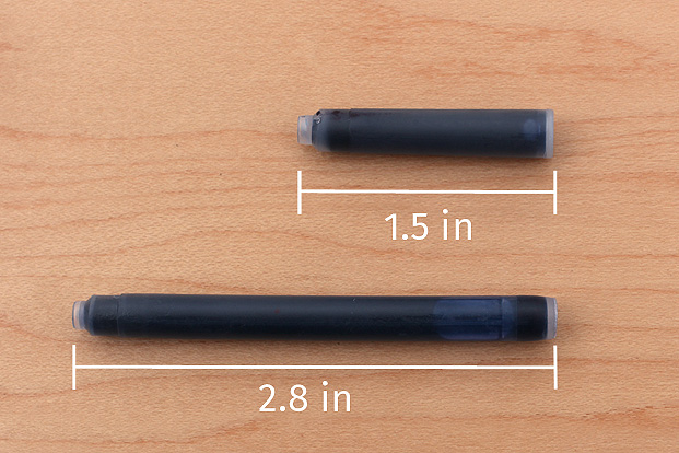 International Short Cartridge Size vs. International Long Cartridge Size