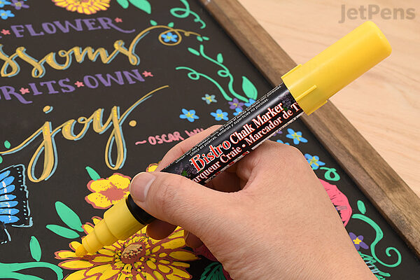 Bistro Chalk Markers, Fine Tip 4-Color Set, Metallic - UCH4824M