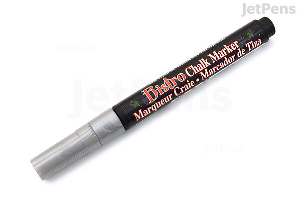 Bistro Chalk Marker Extra Fine Tip Silver