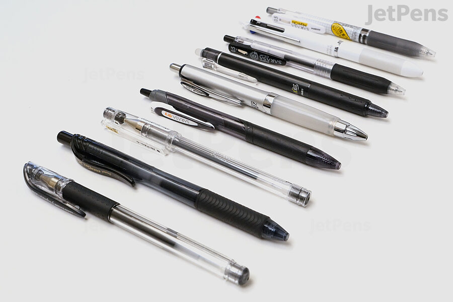 Japan PILOT FriXion Gels Pen 4 Colours Erasable Gel Pen 0.38mm Student Pens  0.5mm Fine Gel Ink Pen Office Stationery