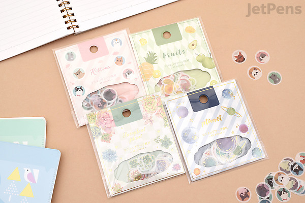 BGM Flake Stickers - Kitties | JetPens