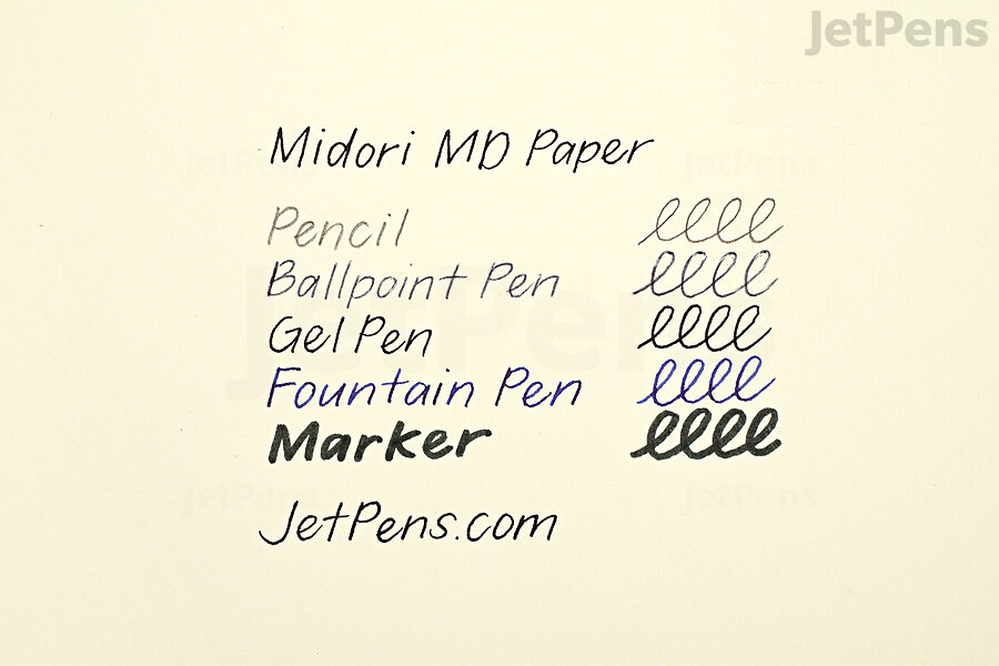 MD Paper works well with all kinds of writing instruments.