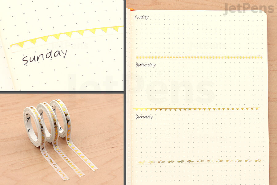 Lovely Assorted Themes of Matchbook-Sized Washi Stickers for Scrapbooking