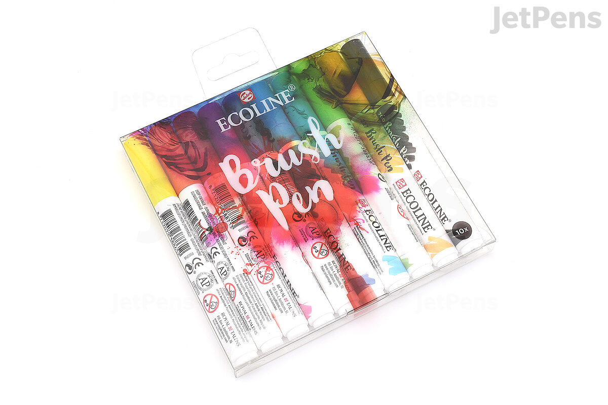 Ecoline Brush Pen Set - Bright 10-pack