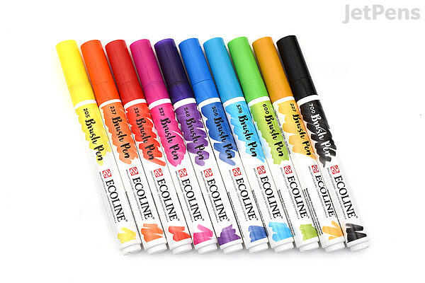 Ecoline Brush Pen Set of 10 Pastel Colors (11509801)