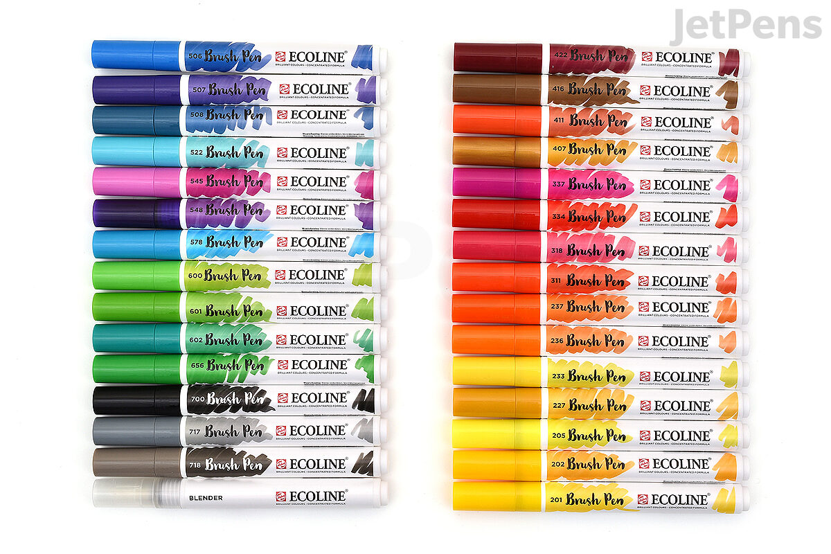 inval bijlage tegenkomen Royal Talens Ecoline Watercolor Brush Pen - 30 Color Set | JetPens
