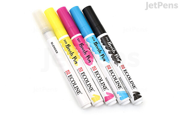Talens Ecoline Brush Pen 5 set, Primary Colors