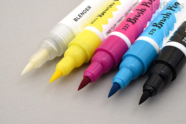 Royal Talens Ecoline Brush Pen Swatches  Brush pen, Art supply  organization, Pen collection