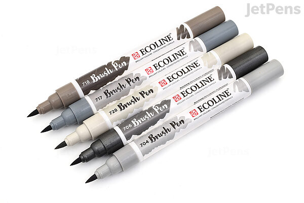 Talens Ecoline Brush Pen 5 set, Red Colors