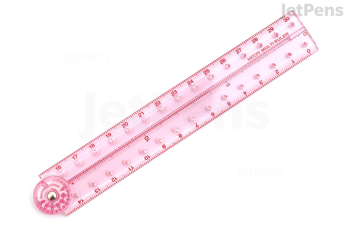 Mini Ruler, Pastel Ruler, Pink Ruler, Small Ruler, Pastel Colored