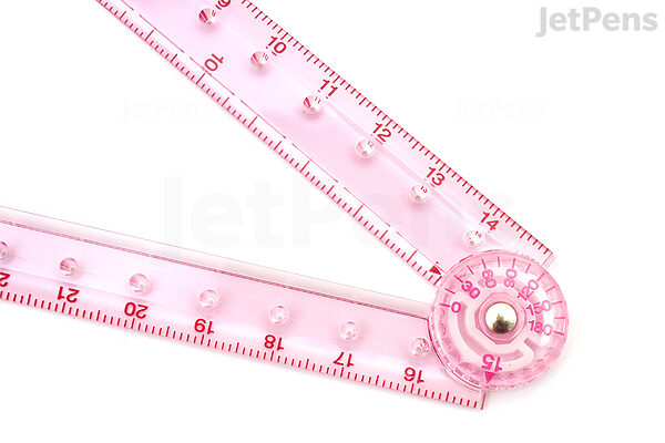 Pink Ruler Stock Photo - Download Image Now - Centimeter, Foldable,  Horizontal - iStock