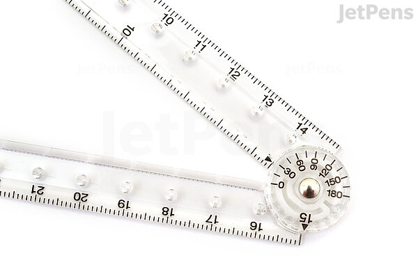 Multi-Function Acrylic Circular Transparent Ruler for Drawing Painting  Measuring