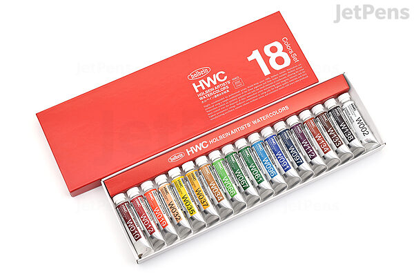 Holbein Artists' Watercolor Tube - 5 ml - 18 Color Set