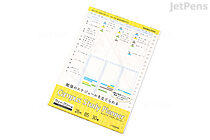 Kokuyo Campus Study Planner Loose Leaf Paper - B5 - Weekly Visualized - 26 Holes - 30 Sheets - KOKUYO Y836MW