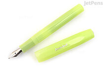 Kaweco Frosted Sport Fountain Pen - Fine Lime - Double Broad Nib - KAWECO 10001891