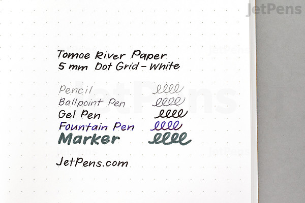 JetPens Tomoe River 52 gsm Kanso Noto Notebook - A5 - Dot Grid - Dark Green