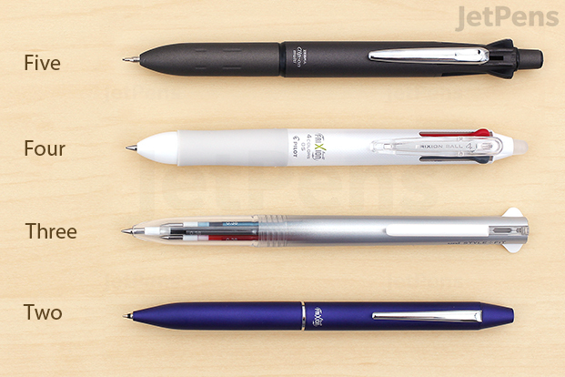 Pick a multi pen with enough space to meet your needs.